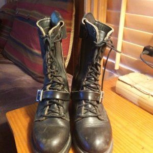 Double H vintage leather combat boots